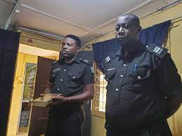 Lagos police command begin orderly trial of police officers who arrested and detained activist, Tunde Abass, for filming them while harassing a man (photo)