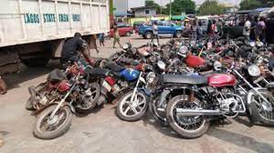 Lagos taskforce impounds 204 motorcycles, arrests 50 hoodlums